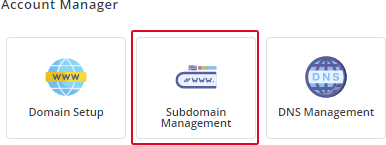 DirectAdmin Subdomain Management